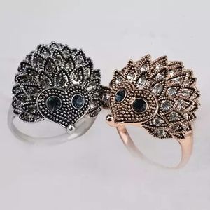 Woodland Creatures Crystal Hedgehog Ring